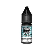 Load image into Gallery viewer, 10mg Ultimate E-liquid Menthol Nic Salts 10ml (50VG/50PG)