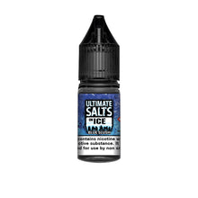 Load image into Gallery viewer, 20mg Ultimate Puff Salts On Ice 10ml Flavoured Nic Salts (50VG/50PG)
