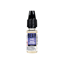 Load image into Gallery viewer, 10mg Bear Flavours Vape 10ml Nic Salts (50VG/50PG)