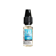 Load image into Gallery viewer, 20mg Bear Flavours Ice 10ml Nic Salts (50PG/50VG)