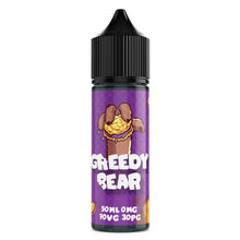 Load image into Gallery viewer, Greedy Bear 50ml Shortfill 0mg (70VG/30PG)