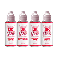 Load image into Gallery viewer, DK Cakes 100ml Shortfill 0mg (70VG/30PG)