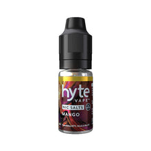 Load image into Gallery viewer, 11mg Hyte Vape 10ml Nic Salts (50VG/50PG)