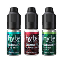 Load image into Gallery viewer, 20mg Hyte Vape 10ml Nic Salts (50VG/50PG)