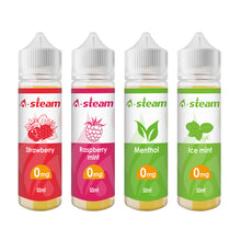 Load image into Gallery viewer, A-Steam 50ml Shortfill 0mg (50VG/50PG)