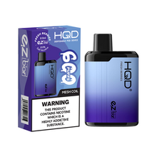 Load image into Gallery viewer, 20mg HQD EZ Bar Disposable Vape Device 600 Puffs