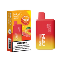 Load image into Gallery viewer, 0mg HQD HBAR Disposable Vape Device 6000 Puffs