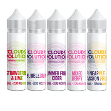 Load image into Gallery viewer, Cloud Evolution Premium Quality E-liquid 50ml Shortfill 0mg (70VG/30PG)