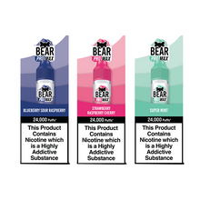 Load image into Gallery viewer, Bear Pro Max 75ml Longfill Bar Series includes 4X 20mg Salt Nic Shots