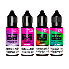 Load image into Gallery viewer, 20mg Ghost Salts By Vapes Bars Nic Salts 10ml (50VG/50PG)