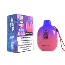 Load image into Gallery viewer, 0mg Aroma King Jewel Mini Disposable Vape Device 600 Puffs
