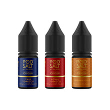 Load image into Gallery viewer, 11mg Pod Salt Origins 10ml Nic Salt (50VG/50PG)