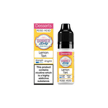 Load image into Gallery viewer, 6mg Dinner Lady 50:50 Desserts 10ml (50VG/50PG)