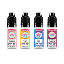 Load image into Gallery viewer, 3mg Dinner Lady 50:50 Desserts 10ml (50VG/50PG)