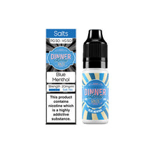 Load image into Gallery viewer, 20mg Dinner Lady Menthol Salts 10ml Nic Salts (50VG/50PG)