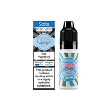 Load image into Gallery viewer, 10mg Dinner Lady Menthol Salts 10ml Nic Salts (50VG/50PG)