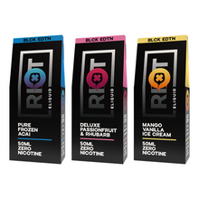 Load image into Gallery viewer, 0mg Riot Squad Black Edition V2 2x 50ml Shortfill (70VG/30PG)