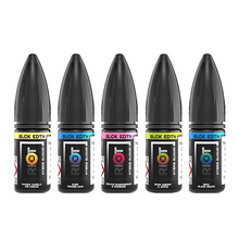 Load image into Gallery viewer, 5mg Riot Squad Black Edition V2 Nic Salts 10ml (50VG/50PG)