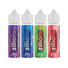 Load image into Gallery viewer, Zillions 50ml Shortfill 0mg (70VG/30PG)