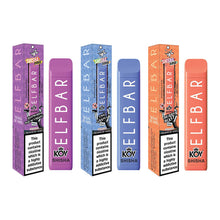 Load image into Gallery viewer, Expired :20mg Elf Bar Kov Shisha Range NC600 Disposable Vape Pod 600 Puffs