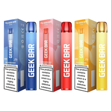 Load image into Gallery viewer, EXPIRED :: 20mg Geekvape Geek Bar E600 Disposable Vape Device 600 Puffs