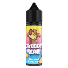 Load image into Gallery viewer, Greedy Bear 50ml Shortfill 0mg (70VG/30PG)