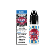 Load image into Gallery viewer, 20mg Dinner Lady Menthol Salts 10ml Nic Salts (50VG/50PG)