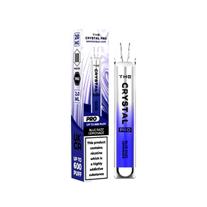 20mg The Crystal Pro Disposable Vape Device 600 Puffs - Flavour: Blackcurrant Mango