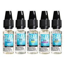 Load image into Gallery viewer, 20mg Bear Flavours Ice 10ml Nic Salts (50PG/50VG)
