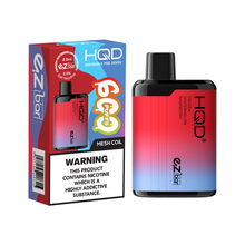 Load image into Gallery viewer, 20mg HQD EZ Bar Disposable Vape Device 600 Puffs
