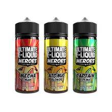 Load image into Gallery viewer, Ultimate E-Liquid Heroes 100ml Shortfill 0mg (70VG/30PG)
