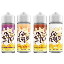Load image into Gallery viewer, 0mg Oh Crepe 100ml Shortfill (70VG/30PG)
