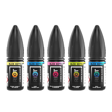 Load image into Gallery viewer, 5mg Riot Squad Black Edition V2 Nic Salts 10ml (50VG/50PG)

