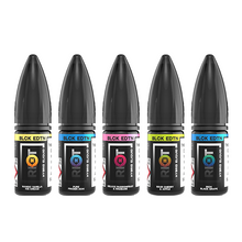 Load image into Gallery viewer, 10mg Riot Squad Black Edition V2 Nic Salts 10ml (50VG/50PG)
